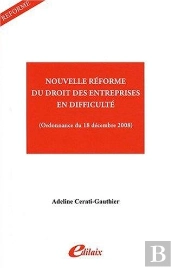 Nouvelle Réforme Du Droit Des Entreprises En Difficultés ; Ordonnance Du 18 Décembre 2008