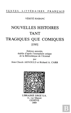 Bertrand.pt - Nouvelles Histoires Tant Tragiques Que Comiques (1585)