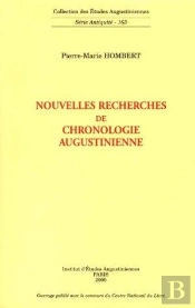 Nouvelles Recherches De Chronologie Augustinienne