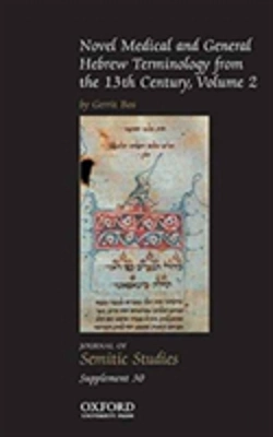 Bertrand.pt - Novel Medical And General Hebrew Terminology From The 13th Century: Volume Two