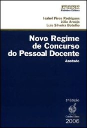 Novo Regime de Concurso do Pessoal Docente - Anotado