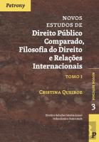 Novos Estudos de Direito Público Comparado, Filosofia do Direito e Relações Internacionais