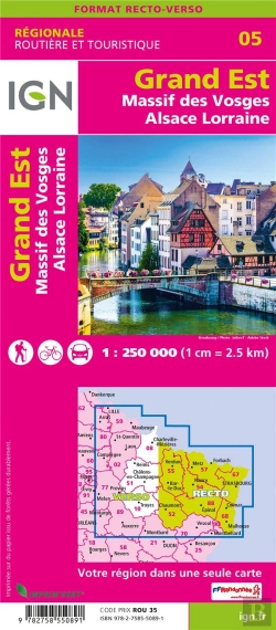 Bertrand.pt - Nr05 ; Grand Est ; Massif Des Vosges, Alsace, Lorraine (2e Édition)