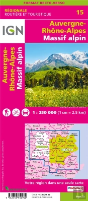 Nr15 ; Auvergne-Rhône-Alpes, Massif Alpin (2e Édition)