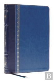 Nrsvce, Great Quotes Catholic Bible, Leathersoft, Blue, Comfort Print