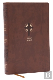 Nrsvce Sacraments Of Initiation Catholic Bible, Brown Leathersoft, Comfort Print