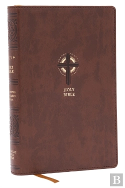 Bertrand.pt - Nrsvce Sacraments Of Initiation Catholic Bible, Brown Leathersoft, Comfort Print
