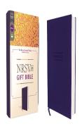 Nrsvue, Gift Bible, Leathersoft, Blue, Comfort Print