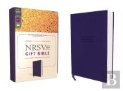 Nrsvue, Gift Bible, Leathersoft, Blue, Comfort Print