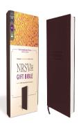 Nrsvue, Gift Bible, Leathersoft, Burgundy, Comfort Print