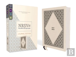 Bertrand.pt - Nrsvue, Holy Bible With Apocrypha, Journal Edition, Cloth Over Board, Cream, Comfort Print