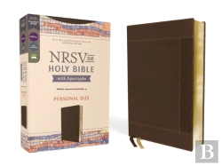 Bertrand.pt - Nrsvue, Holy Bible With Apocrypha, Personal Size, Leathersoft, Brown, Comfort Print