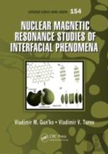 Nuclear Magnetic Resonance Studies Of Interfacial Phenomena