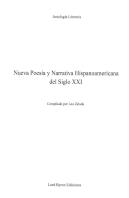 Nueva Poesía Y Narrativa Hispanoamericana Del Siglo Xxi