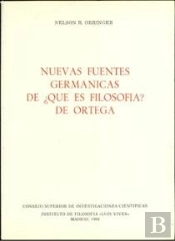 Nuevas Fuentes Germánicas De ¿Qué Es Filosofía? De Ortega