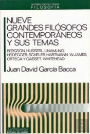 Nueve Grandes Filosofos Contemporaneos Y Sus Temas