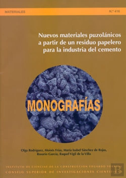 Bertrand.pt - Nuevos Materiales Puzolánicos A Partir De Un Residuo Papelero Para La Industria Del Cemento