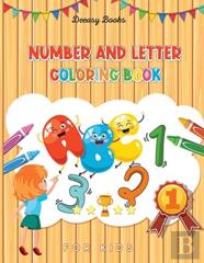 Number And Letter Coloring Book For Kids
