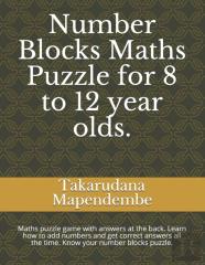 Number Blocks Maths Puzzle For 8 To 12 Year Olds.
