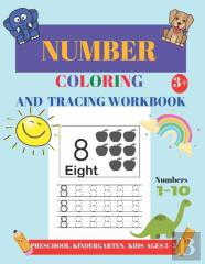 Number Coloring And Tracing Workbook