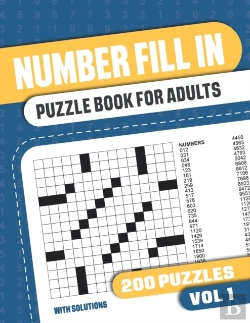 Bertrand.pt - Number Fill In Puzzle Book For Adults