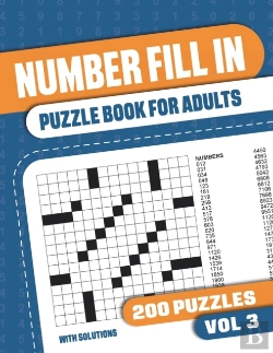 Bertrand.pt - Number Fill In Puzzle Book For Adults