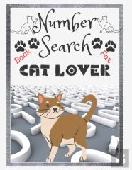 Number Search Book For Cat Lover