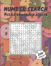 Number Search Puzzle Book For Adults