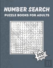 Number Search Puzzle Book For Adults