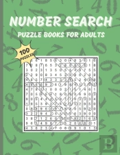 Number Search Puzzle Book For Adults