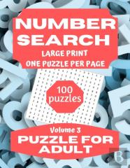 Number Search Puzzle For Adults