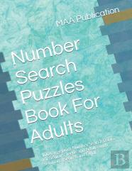 Number Search Puzzles Book For Adults