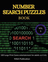Number Search Puzzles Book