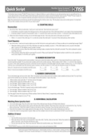 Number Sense Screener (Nss) K-1, Research Edition