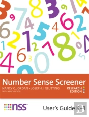 Number Sense Screener (Nss) K-1, Research Edition