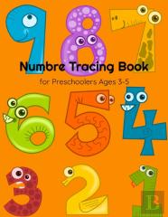 Number Tracing Book For Preschoolers  Ages 3-5