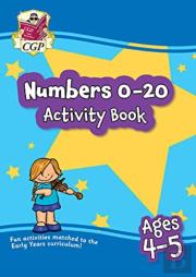 Numbers 0-20 Activity Book For Ages 4-5 (Reception)