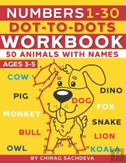 Bertrand.pt - Numbers 1-30 Dot-To-Dots Workbook