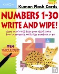 Bertrand.pt - Numbers 1-30 Write & Wipe Flash Cards