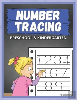Bertrand.pt - Numbers Tracing & Learning Workbook For Preschool & Kindergarten Ages 3-6, 100 Pages
