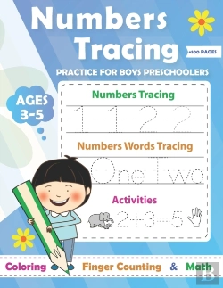 Bertrand.pt - Numbers Tracing Practice For Boys Preschoolers Ages 3-5