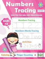 Numbers Tracing Practice For Girls Preschoolers Ages +3