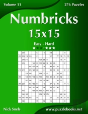 Numbricks 15x15 - Easy To Hard - Volume