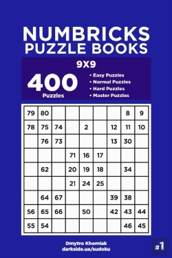Bertrand.pt - Numbricks Puzzle Books - 400 Easy To Master Puzzles 9x9 (Volume 1)