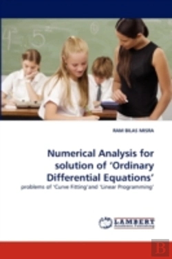 Bertrand.pt - Numerical Analysis For Solution Of 'Ordinary Differential Equations'