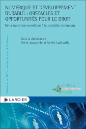 Numérique Et Développement Durable : Obstacles Et Opportunités Pour Le Droit ; De La Transition Numérique À La Transition Écologique