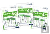 Numicon: Number, Pattern And Calculating 4 Explorer Progress Books Abc (Mixed Pack)
