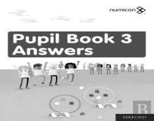 Numicon: Pupil Book 3: Answers