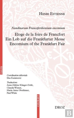 Bertrand.pt - Nundinarum Francofordiensium Encomium : Eloge De La Foire De Francfort