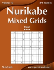 Nurikabe Mixed Grids - Hard - Volume 10